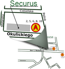 Mapa Securus - Agencja ubezpieczeń